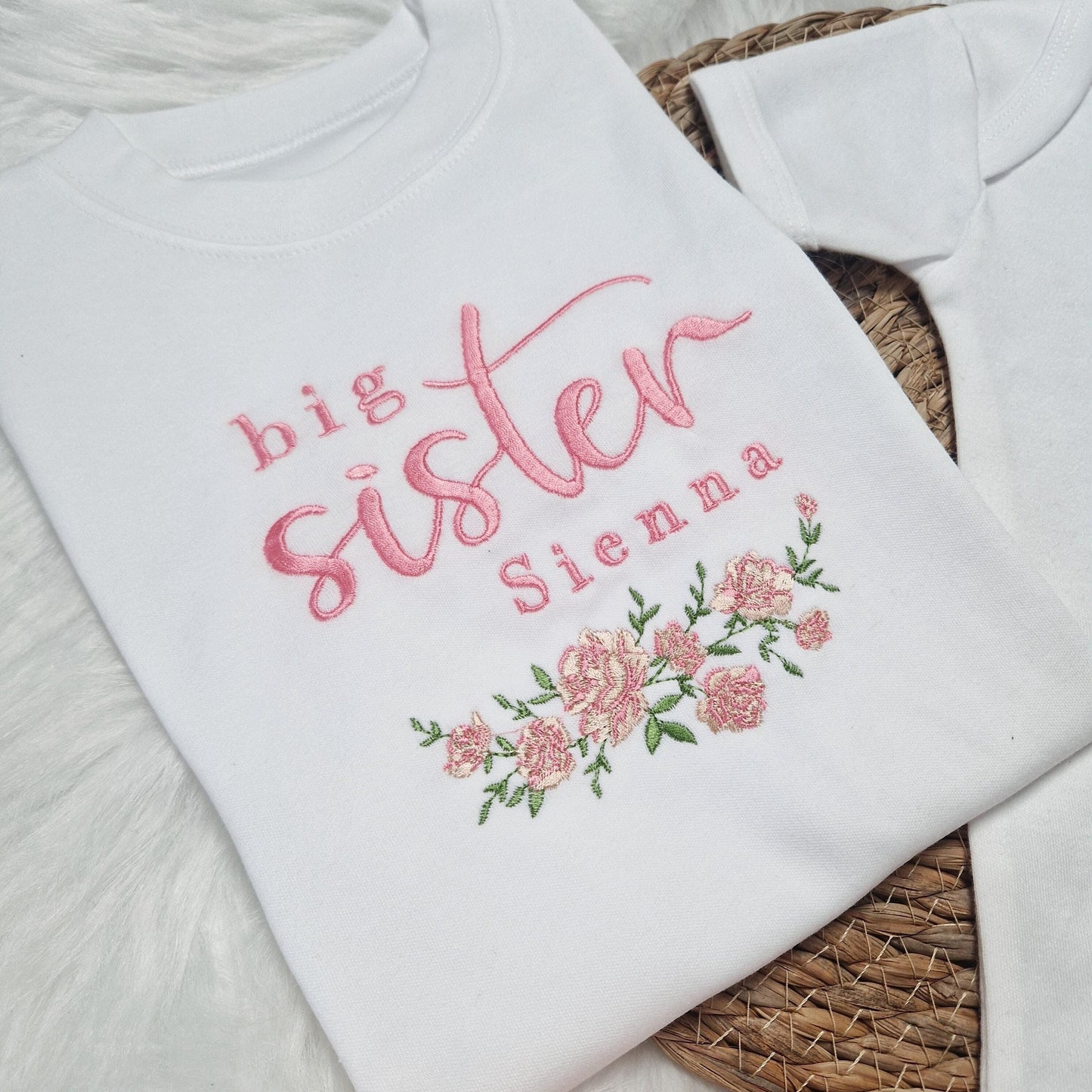 Big Sister Sweatshirt - Florals