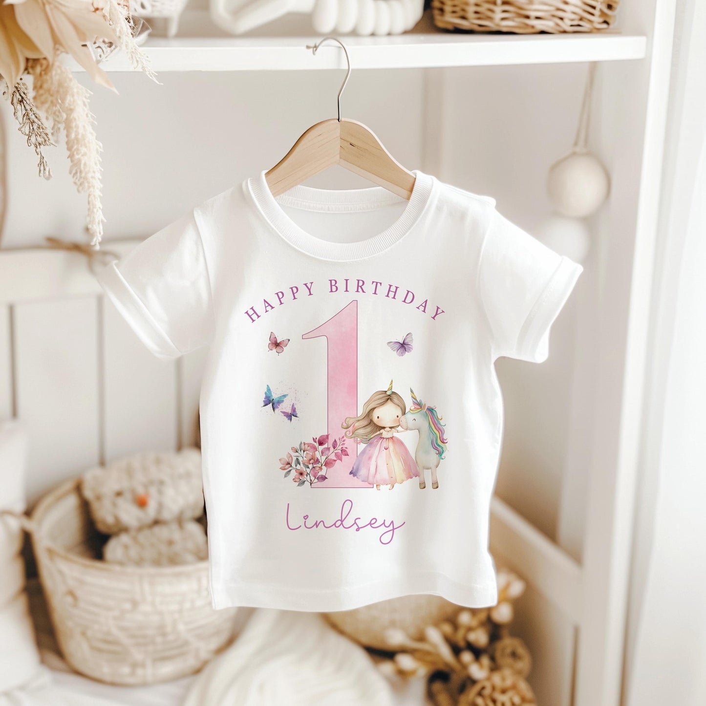 Princess Unicorn Birthday Sweatshirt