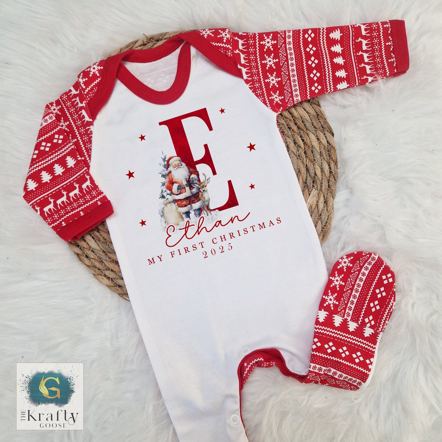 Santa Alphabet Design - My First Christmas