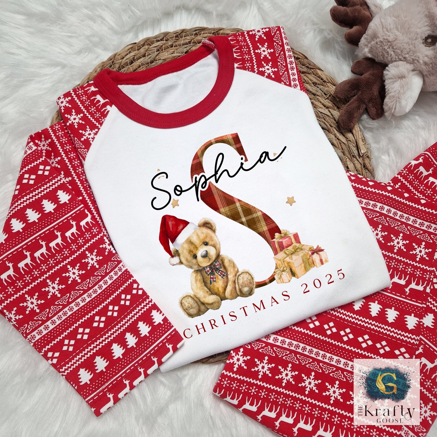 Tartan Teddy Bear - Matching Family Pyjamas