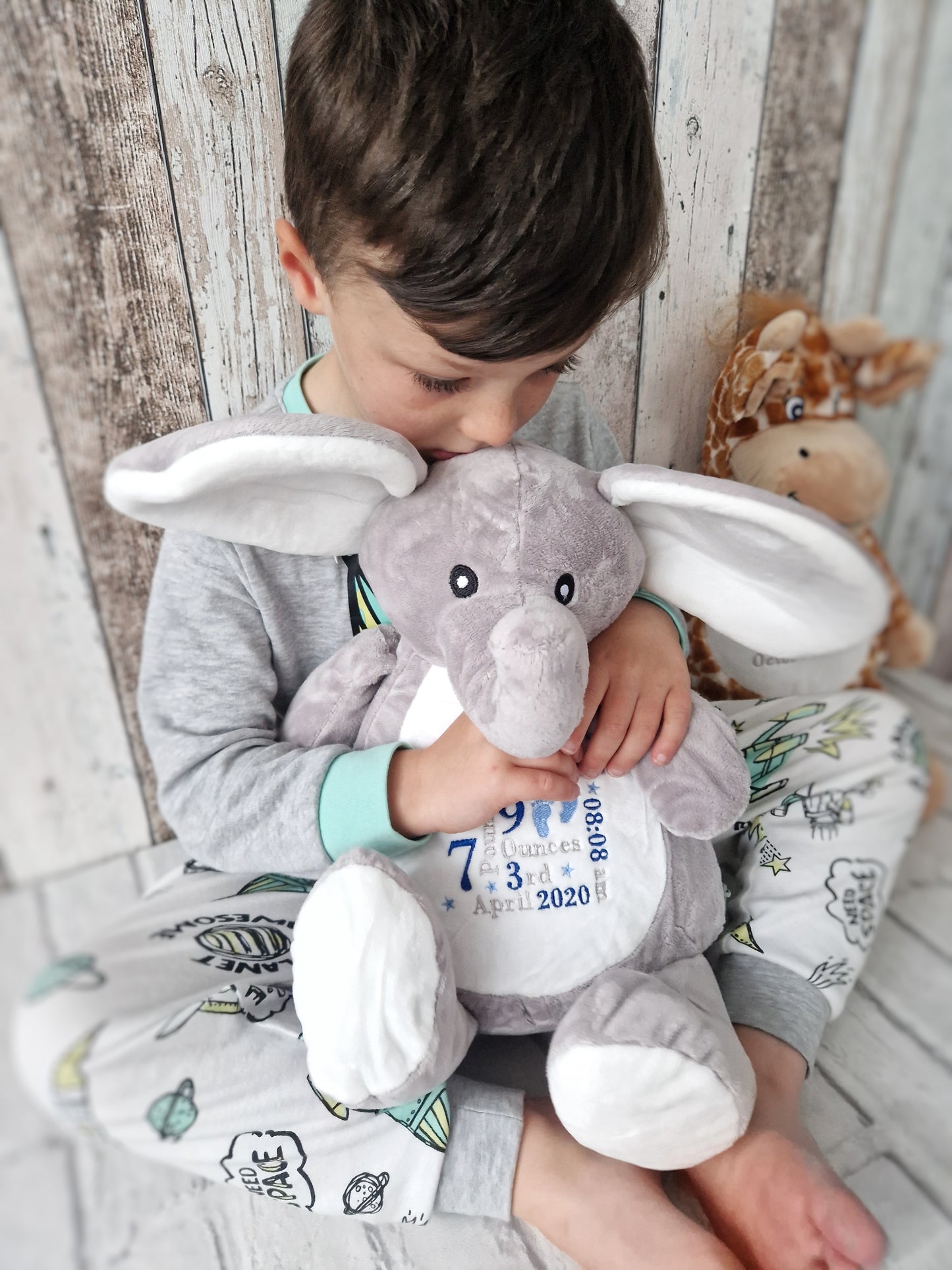 Birthday Embroidered Soft Toy - Any Age Can be Added