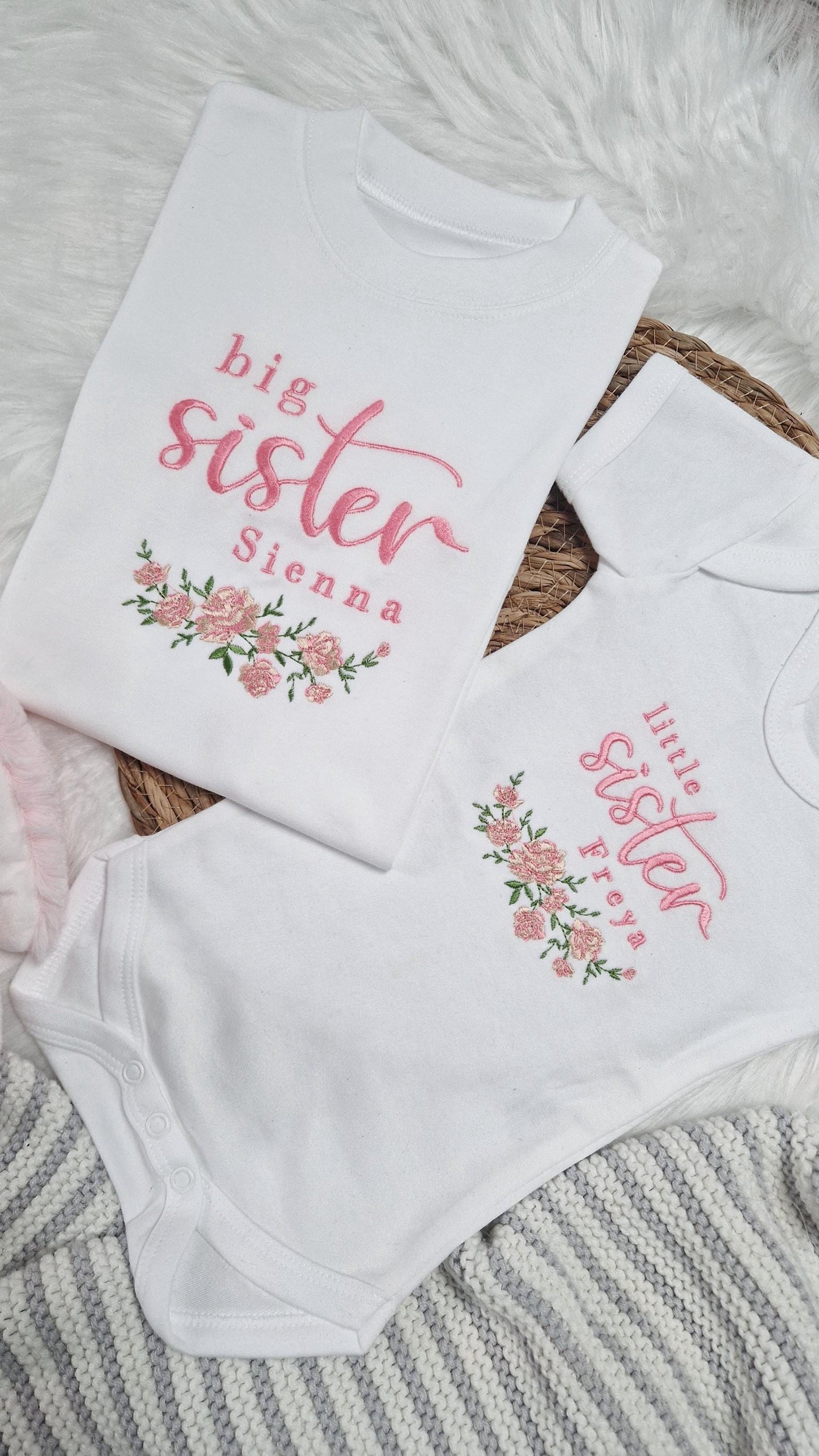 Big Sister Sweatshirt - Florals