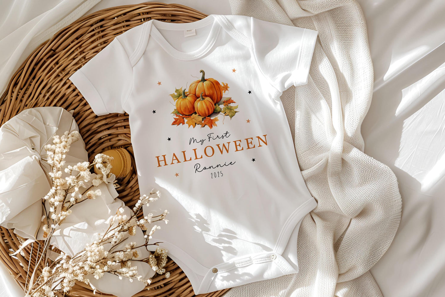 First Halloween - Pumpkins Design