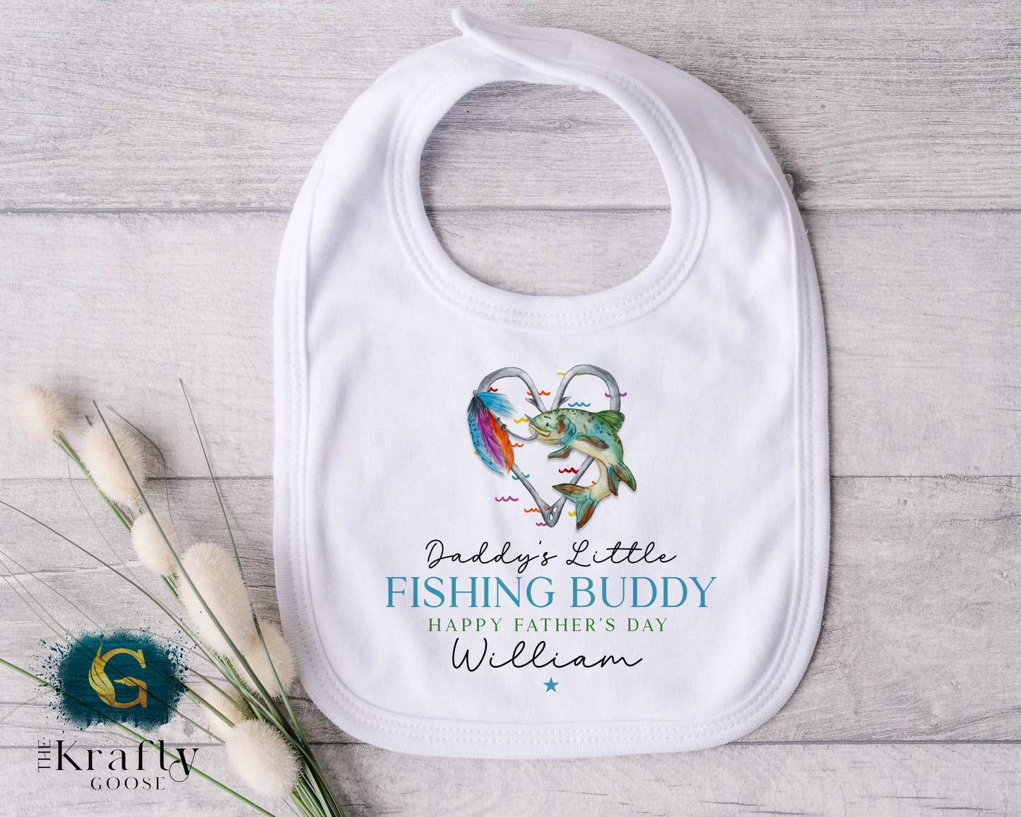 Daddy's Little Fishing Buddy - T-Shirt - Vest - Sleepsuit Romper - Sweater