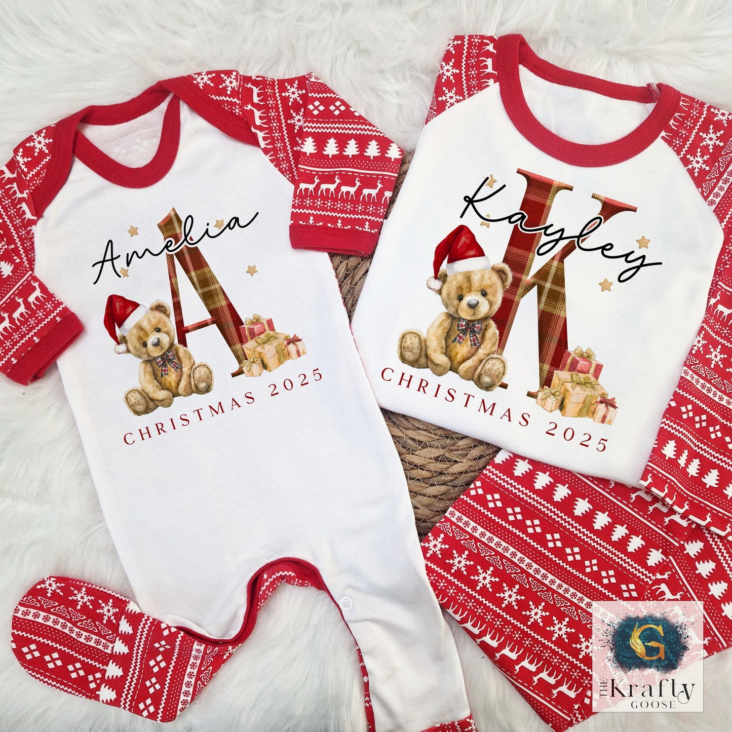 Tartan Teddy Bear - Matching Family Pyjamas