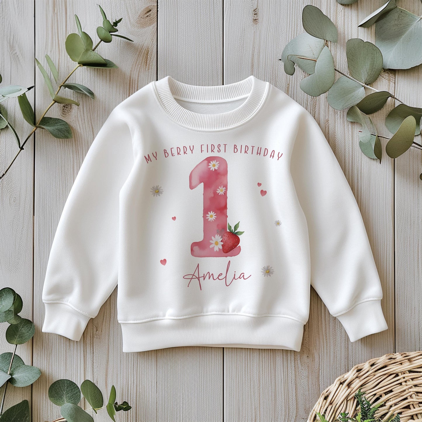 Strawberry Birthday Sweatshirt