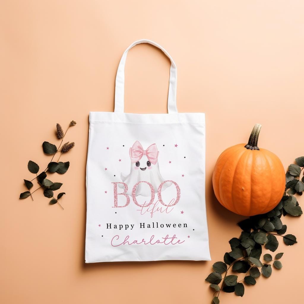 Trick or Treat Bag - BOO-tiful Ghost