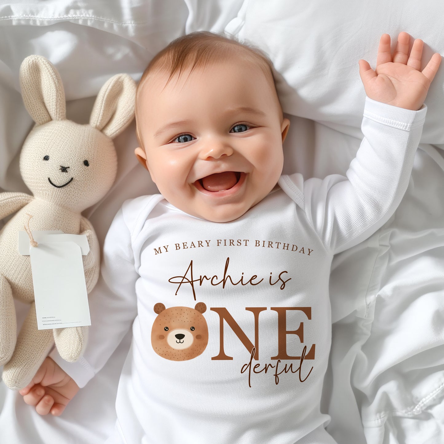My Beary First Birthday - ONEderful Baby Garments