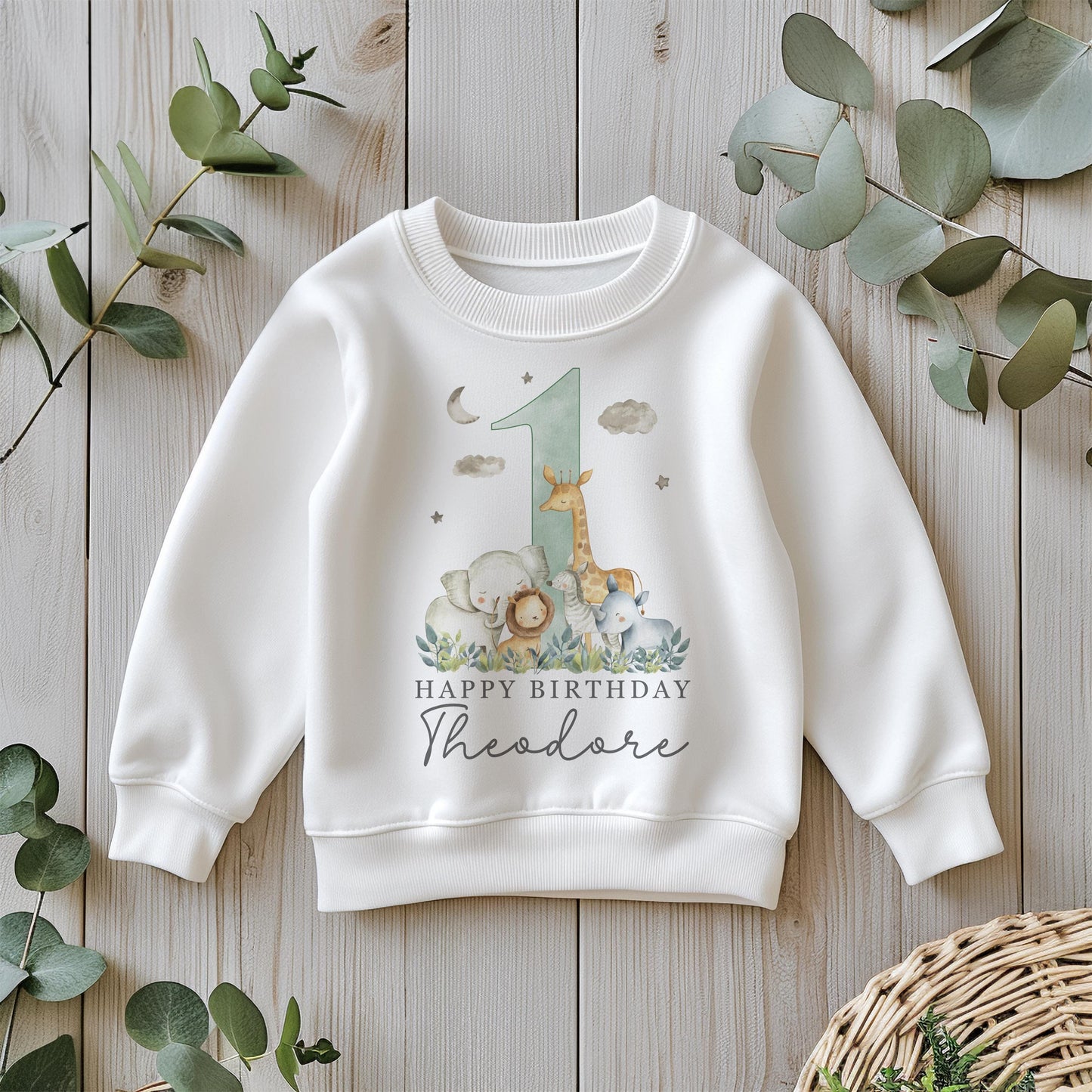 Safari Birthday - Green Design