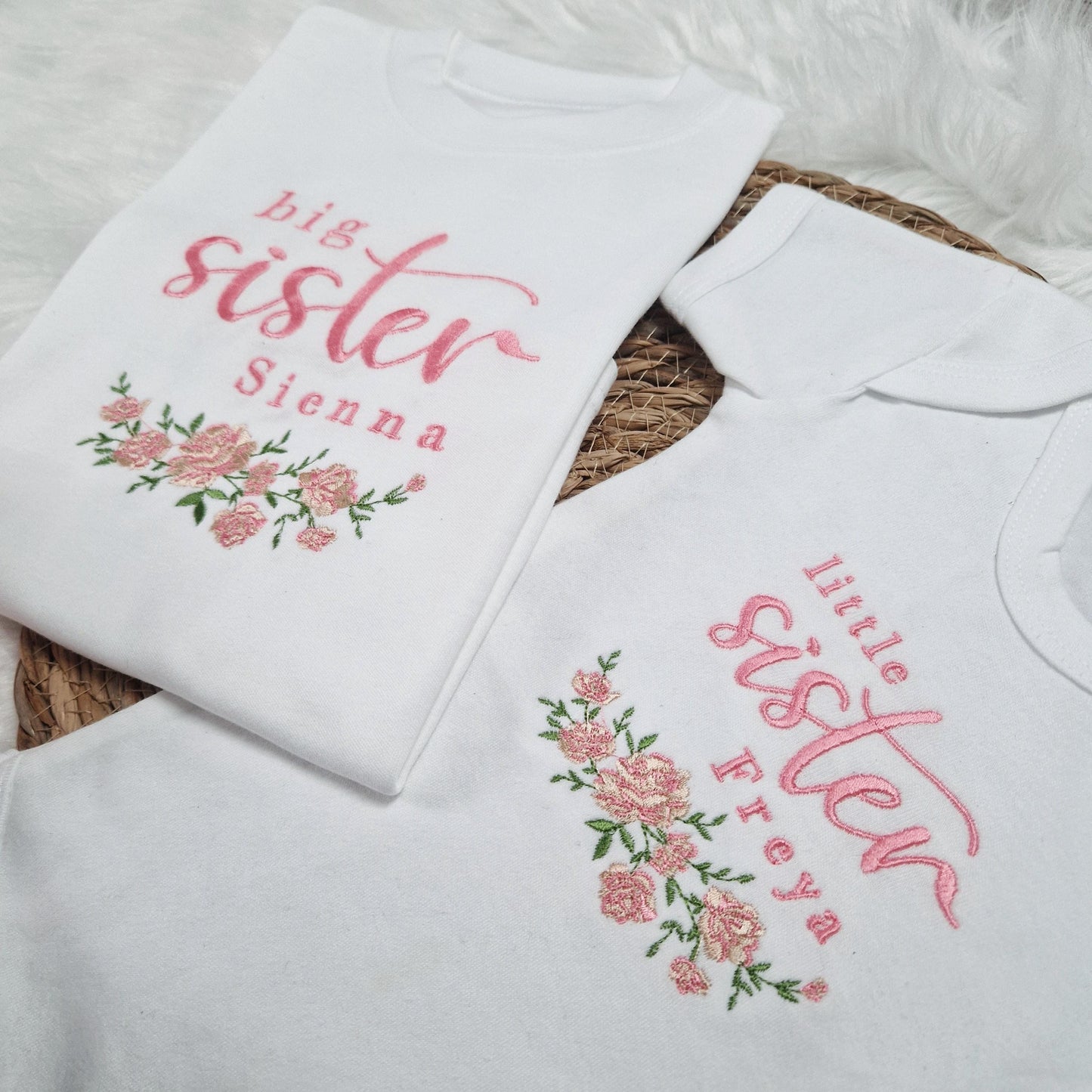 Big Sister Sweatshirt - Florals