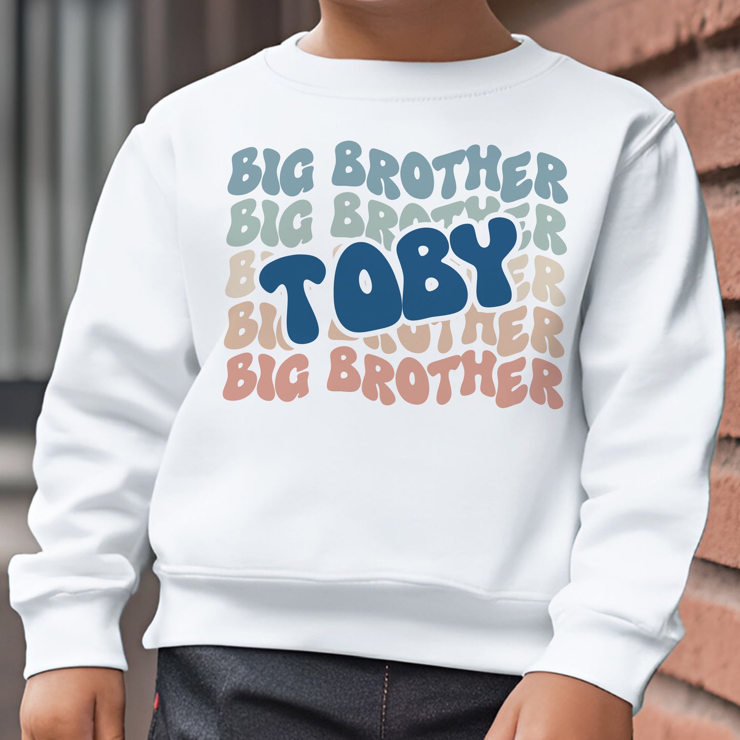 Big Brother - Retro Wavy Design