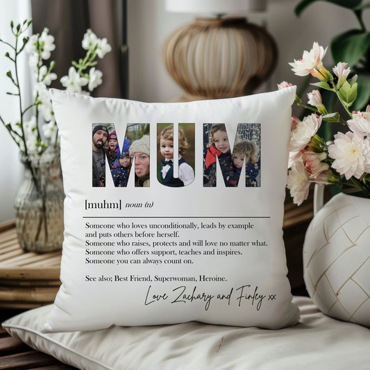 MUM Definition Photo Cushion