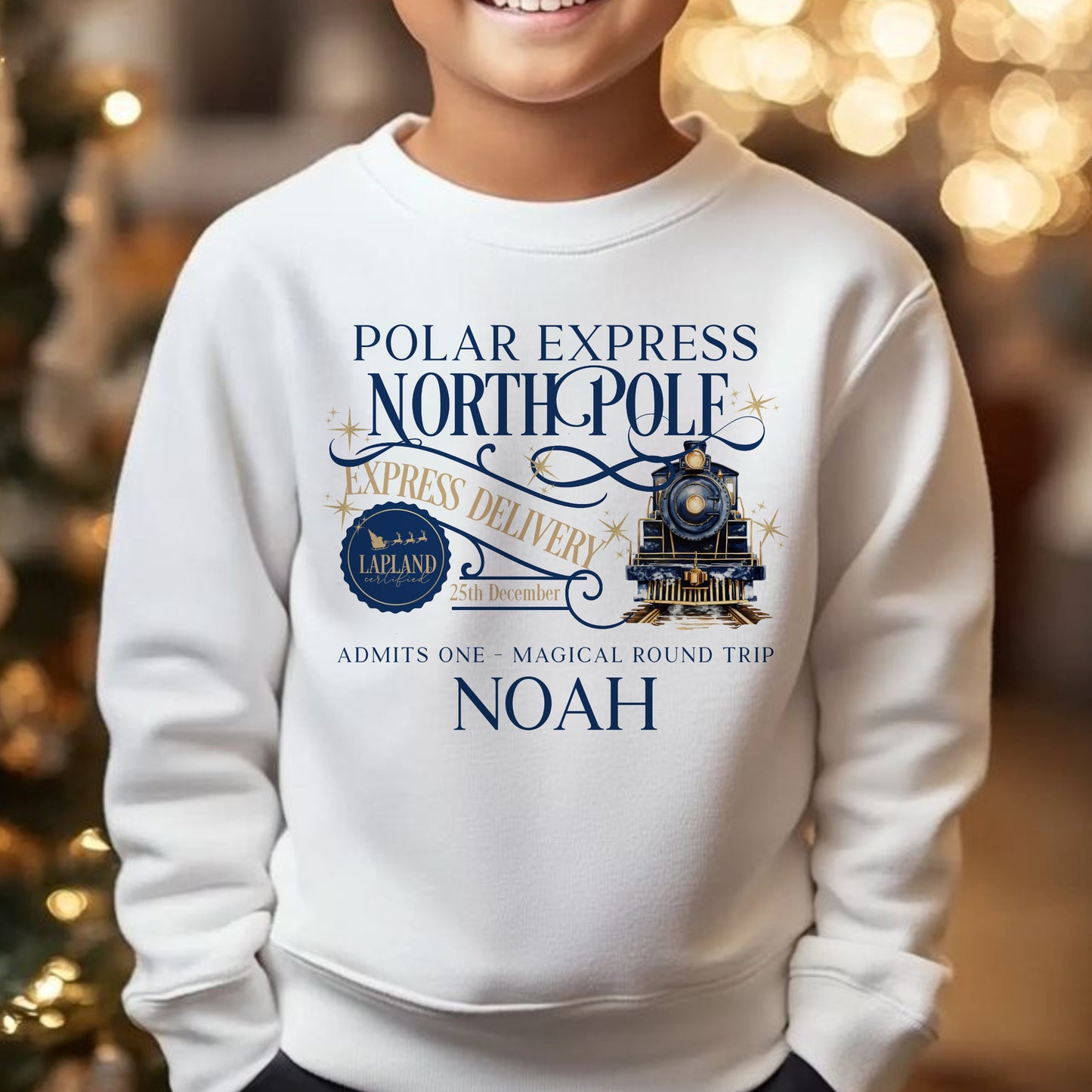 Polar Express Sweatshirt - Matching Family from Baby to Adult