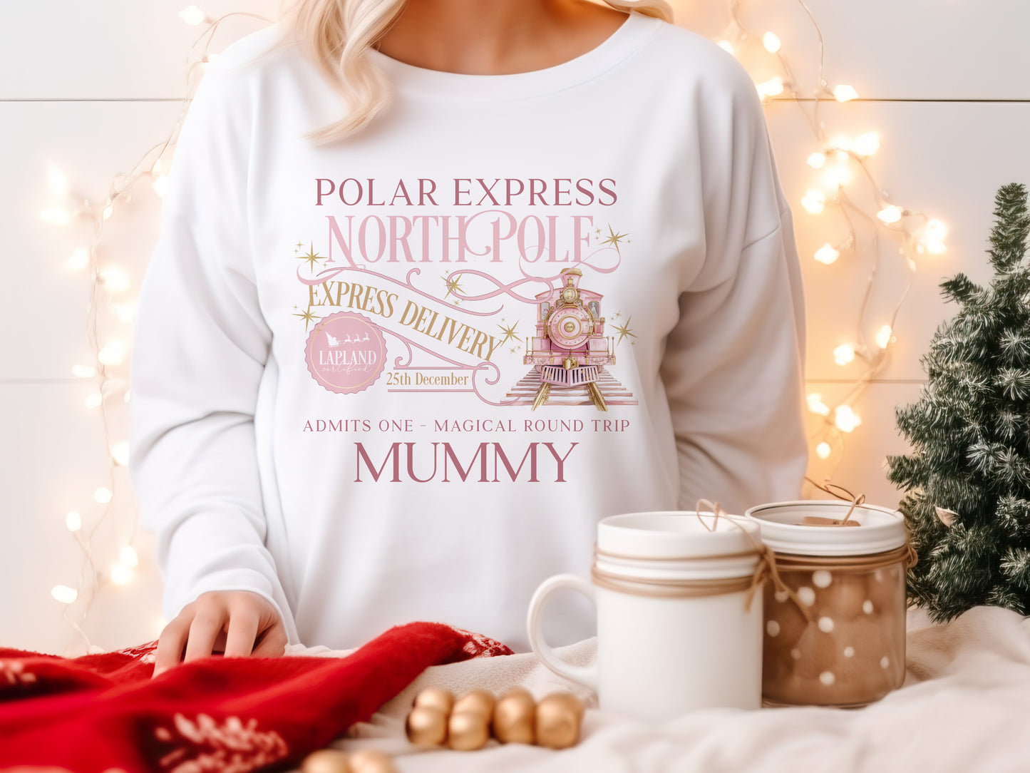 Polar Express Sweatshirt - Matching Family from Baby to Adult