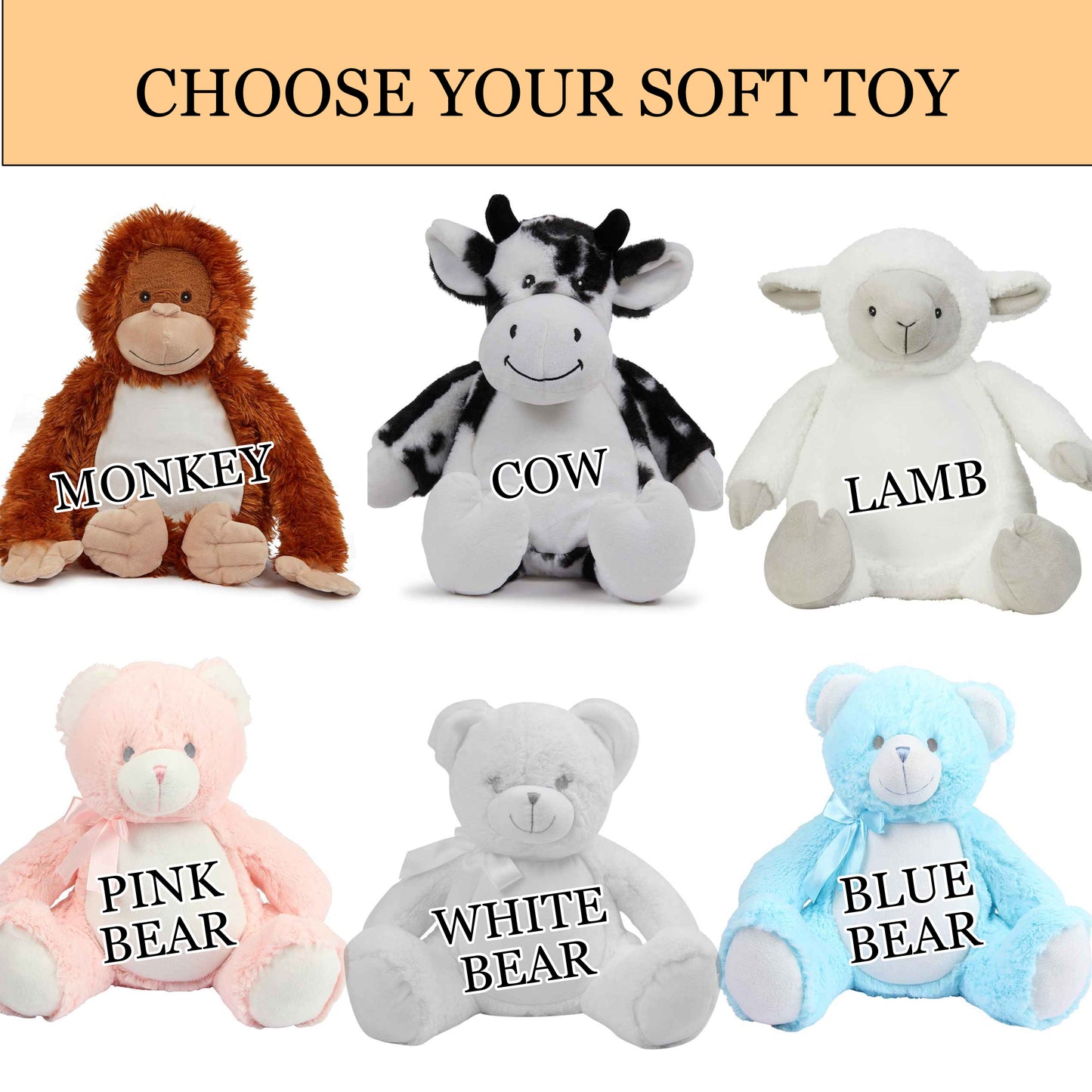 Birthday Embroidered Soft Toy - Any Age Can be Added