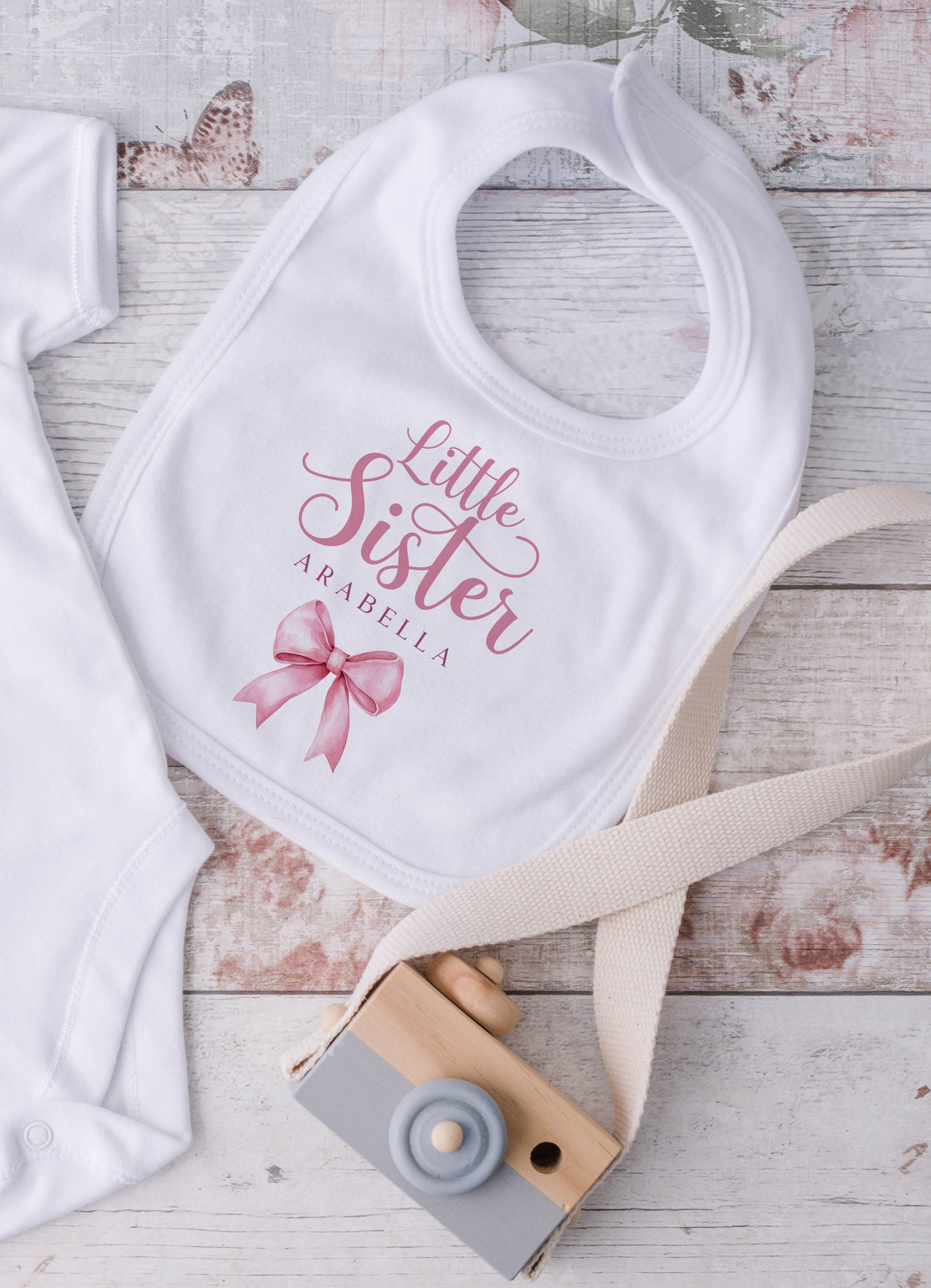 Little Sister - Pink Bow Design