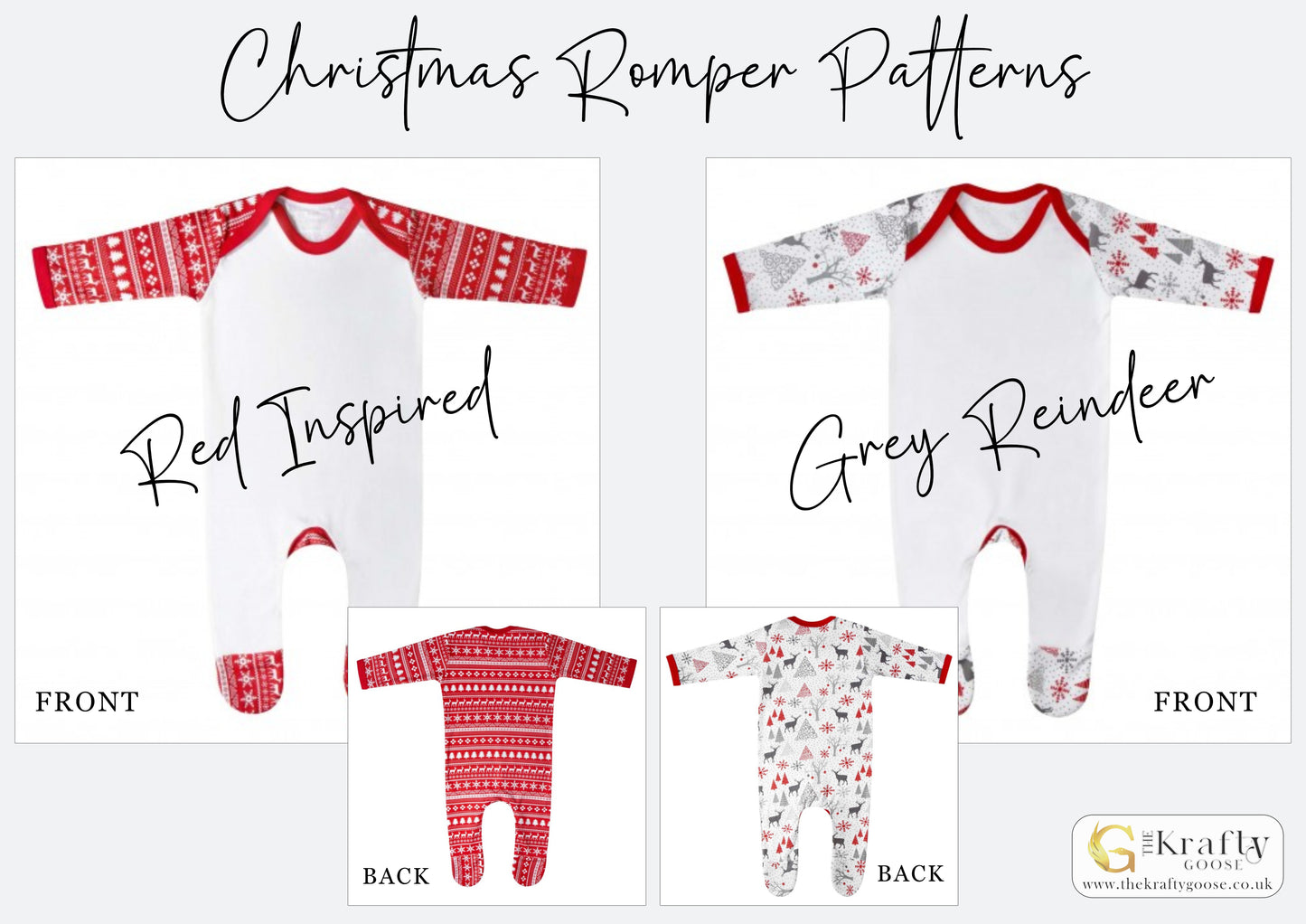 Reindeer Alphabet Design - My First Christmas