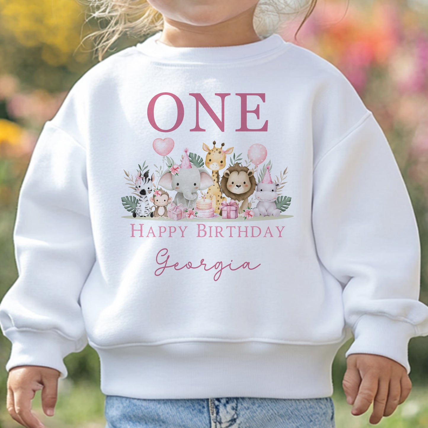 Jungle Safari Birthday - Pink Design
