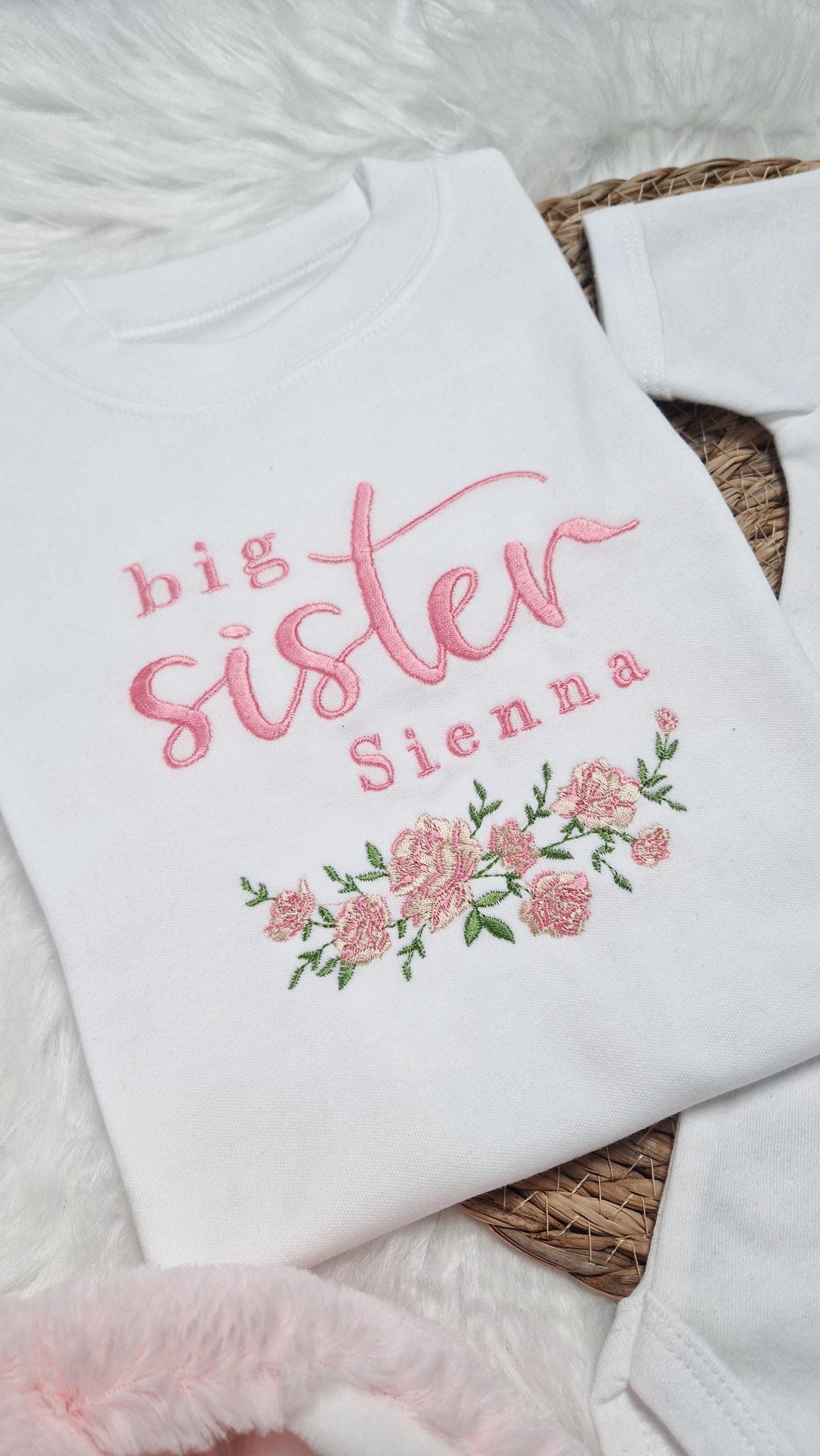 Big Sister Sweatshirt - Florals