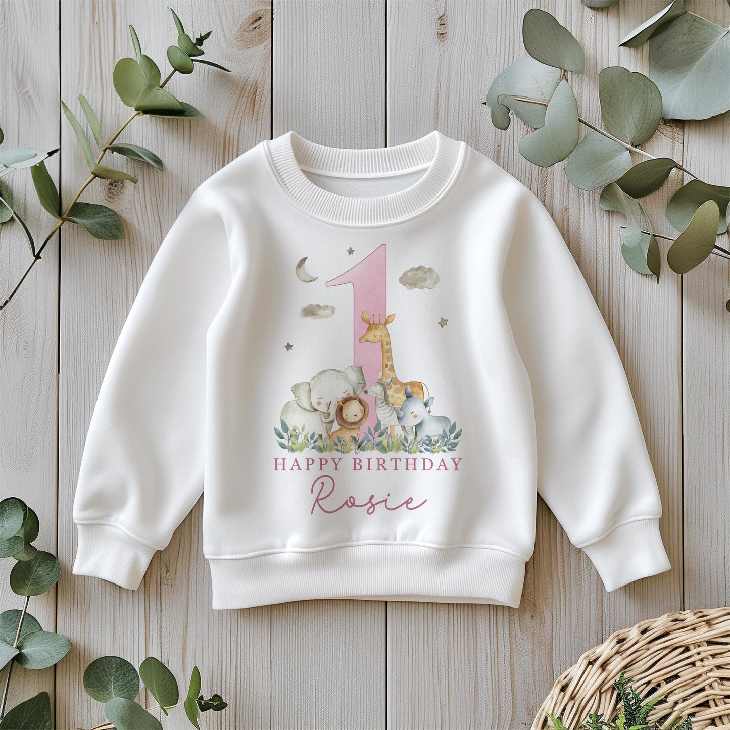 Safari Birthday - Pink Design