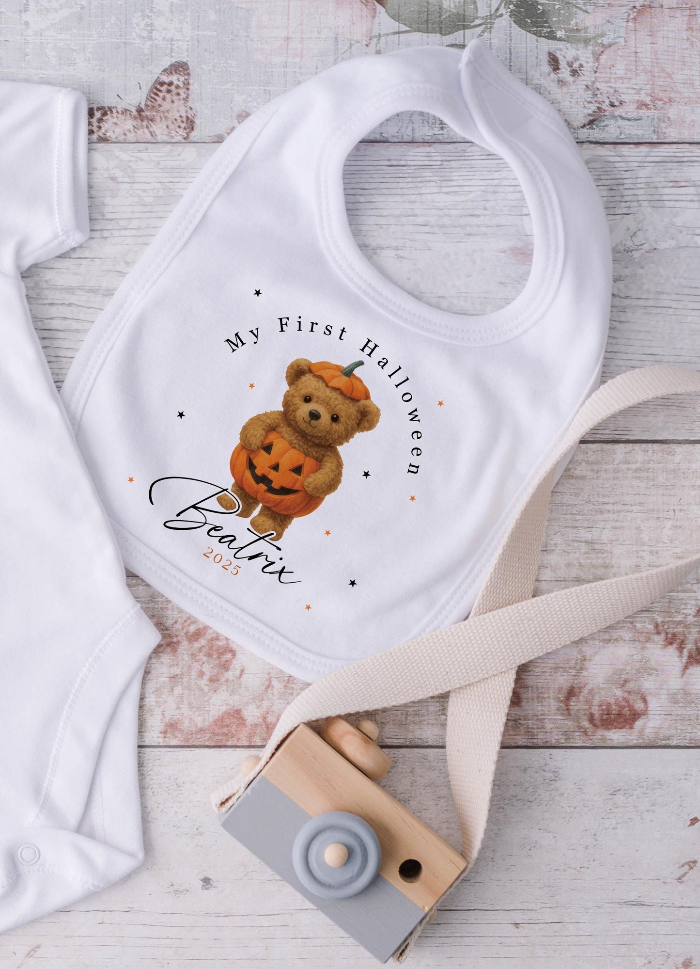 First Halloween - Pumpkin Bear Design