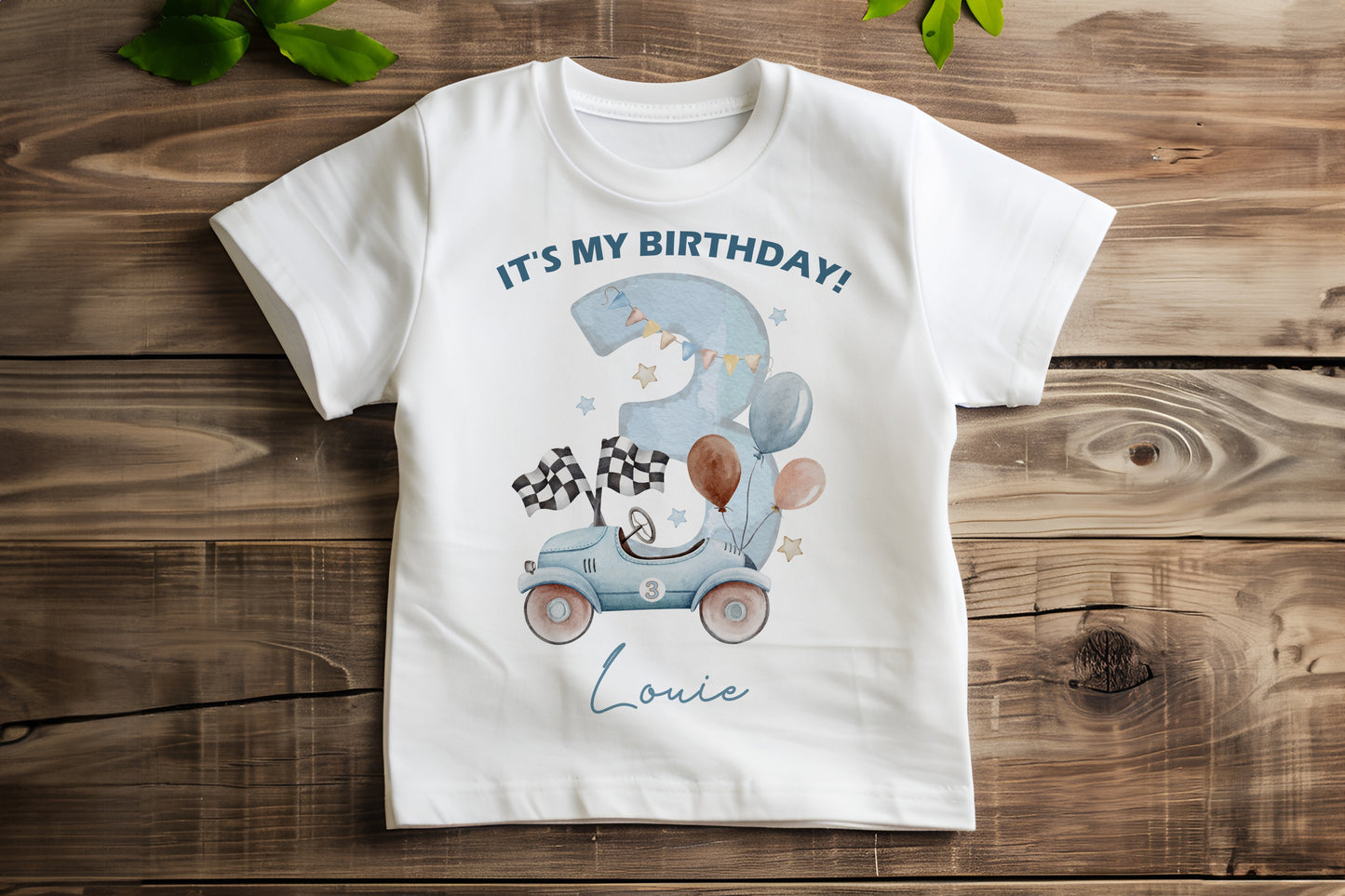 Racing Car Birthday T-Shirt