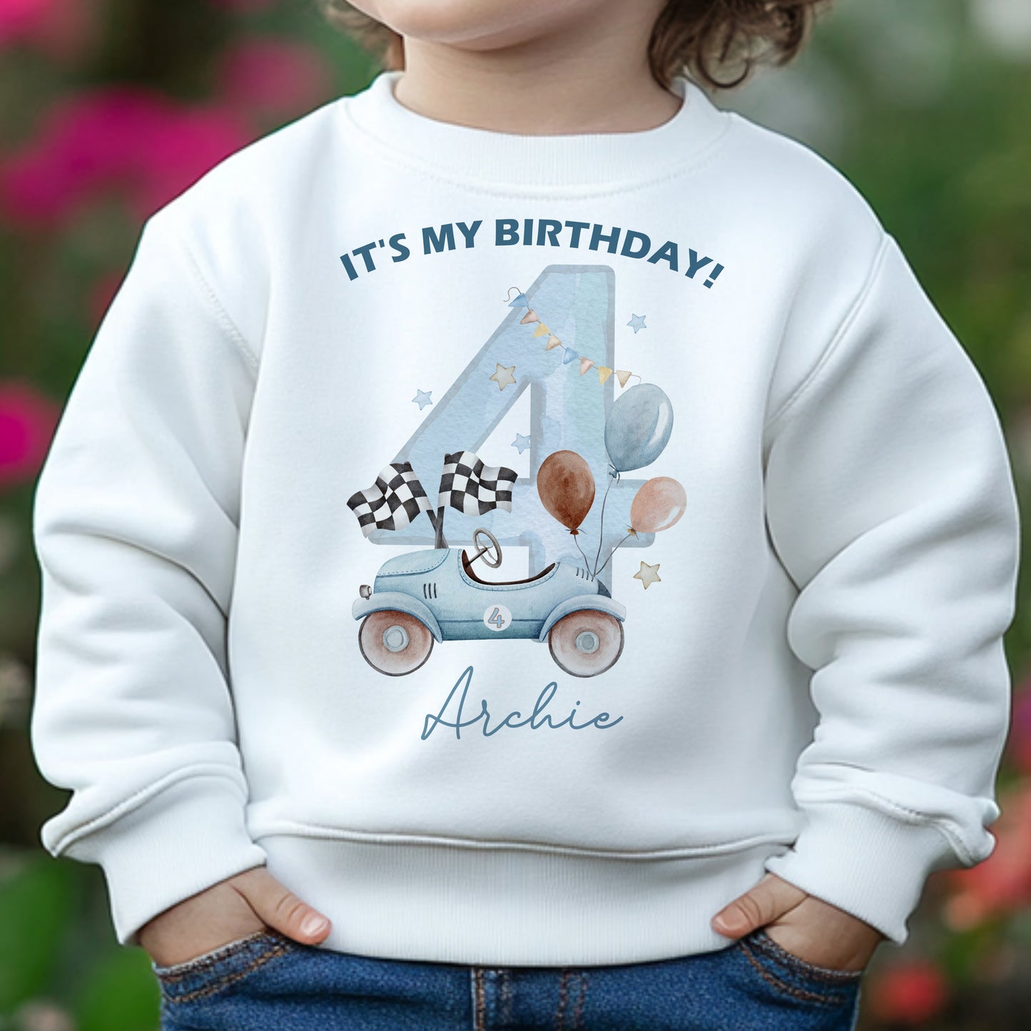 Racing Car Birthday T-Shirt
