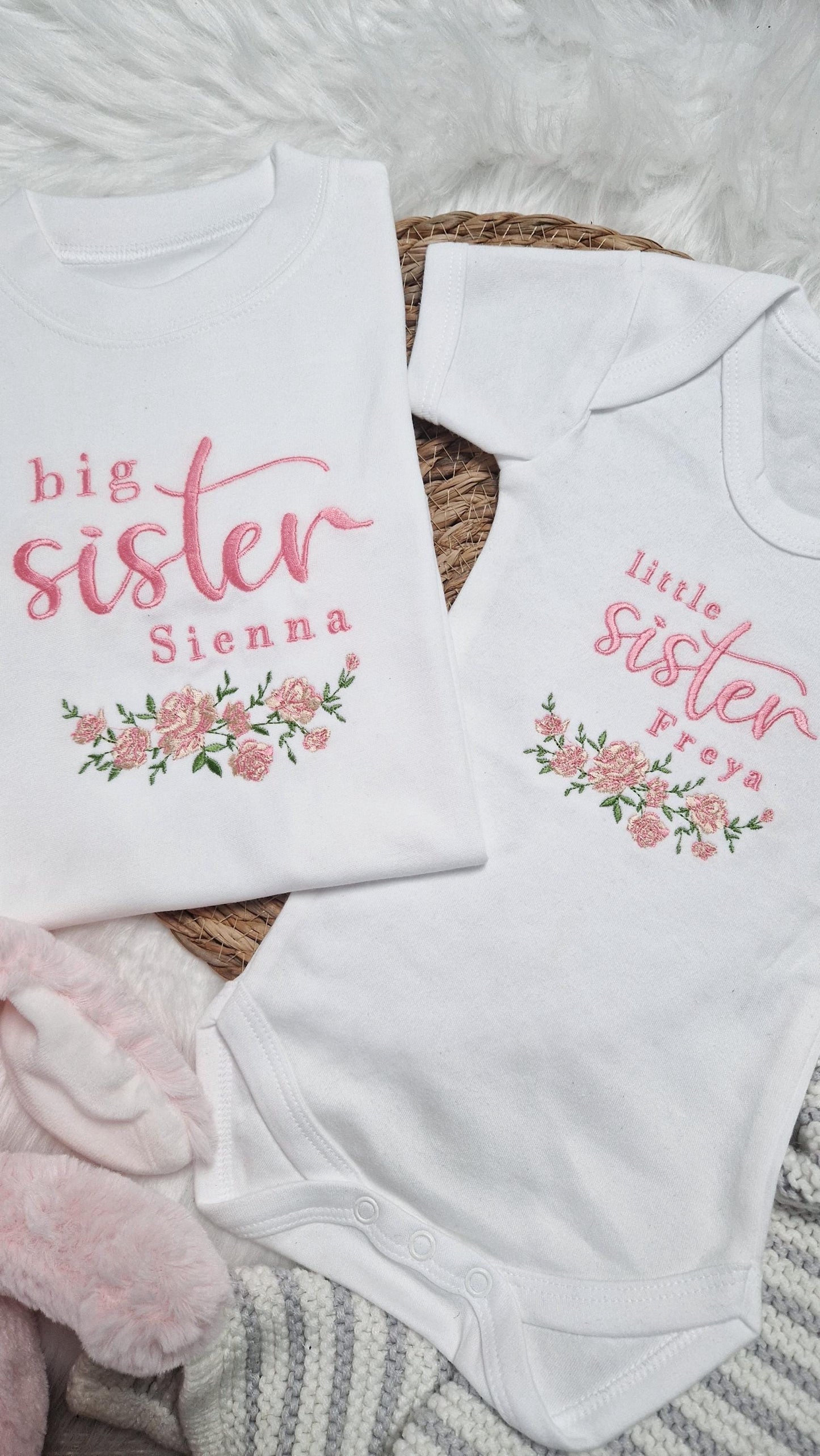 Big Sister Sweatshirt - Florals