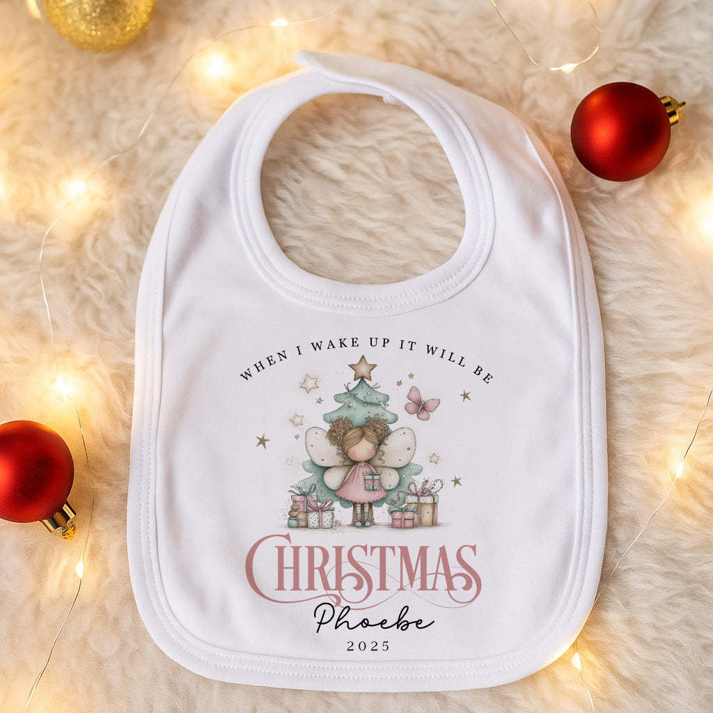 When I Wake Up - Christmas Romper - Fairy Design