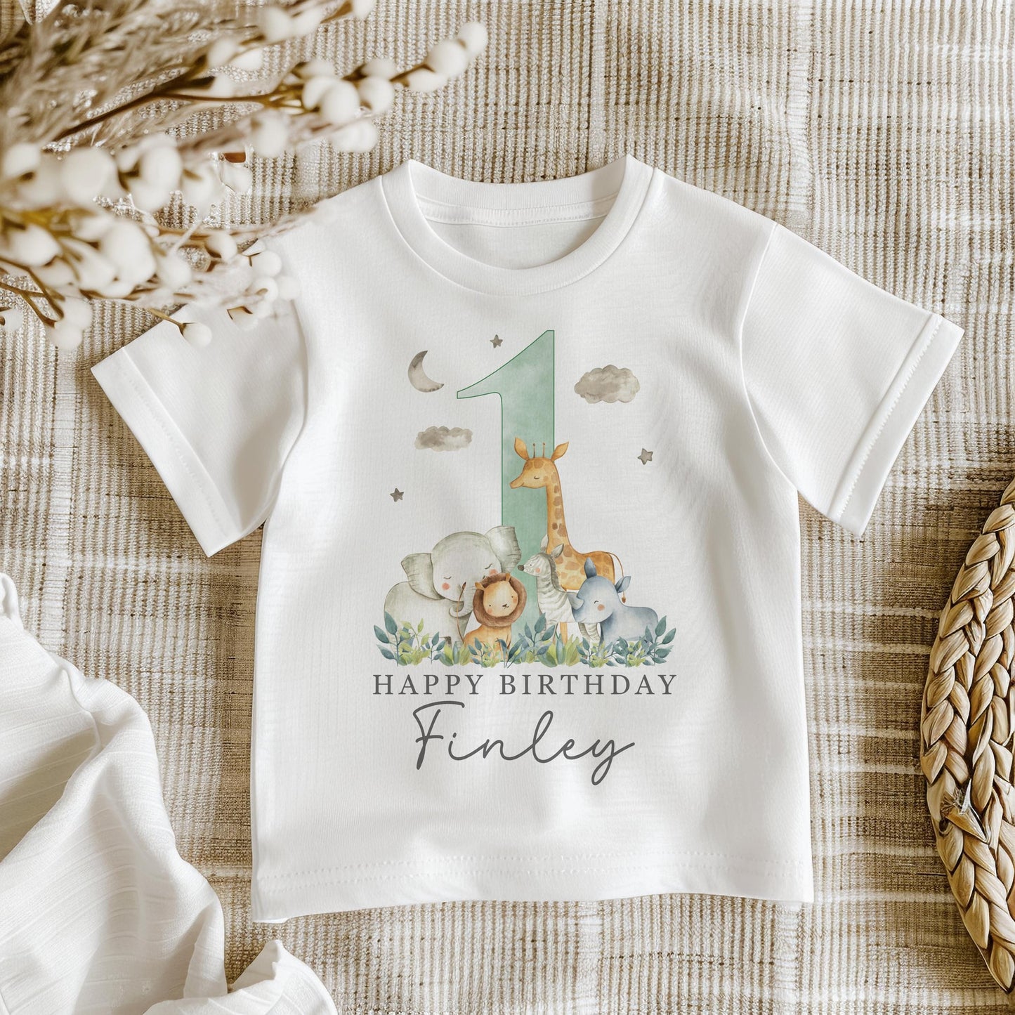 Safari Birthday - Green Design