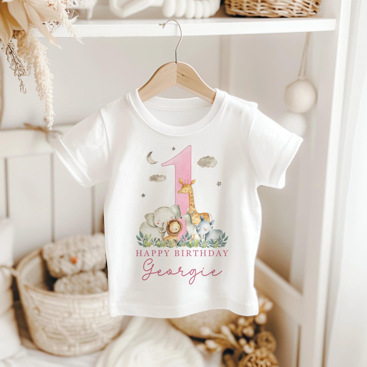 Safari Birthday - Pink Design