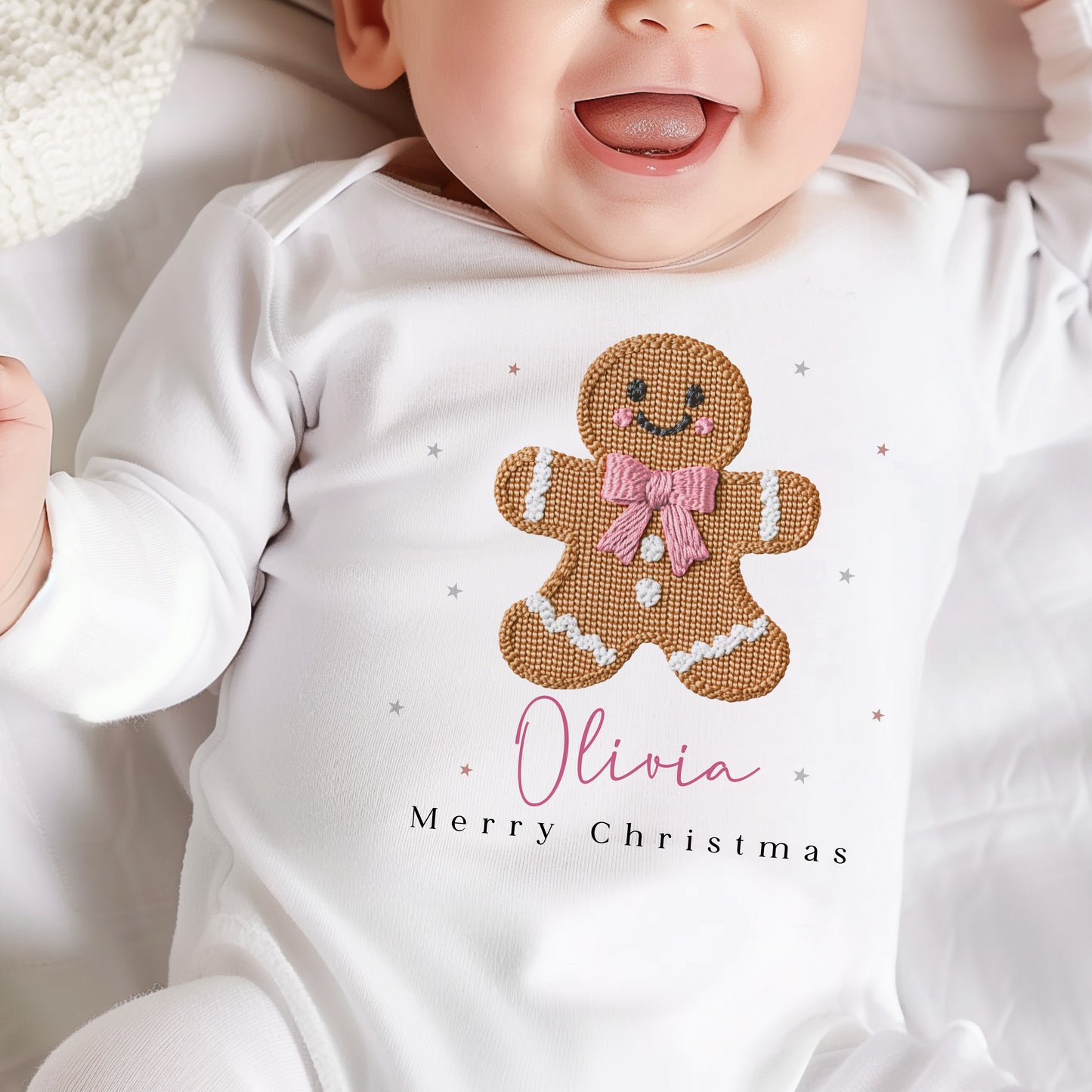 Gingerbread Design - Embroidery Effect