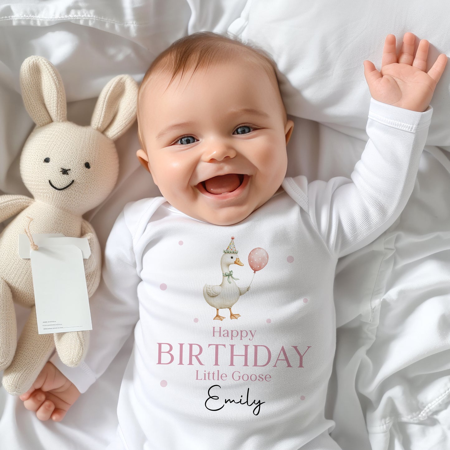 Little Goose - Happy Birthday - Pink Design