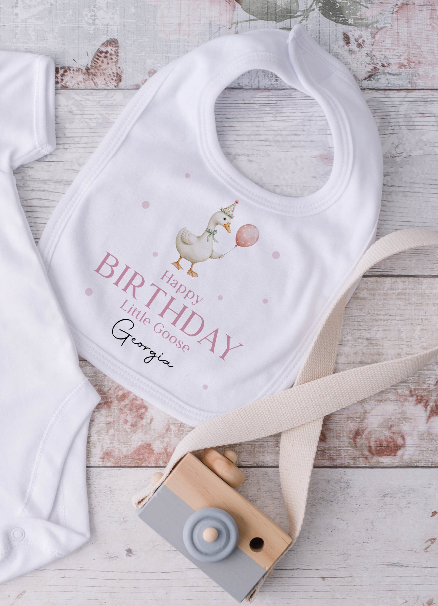 Little Goose - Happy Birthday - Pink Design