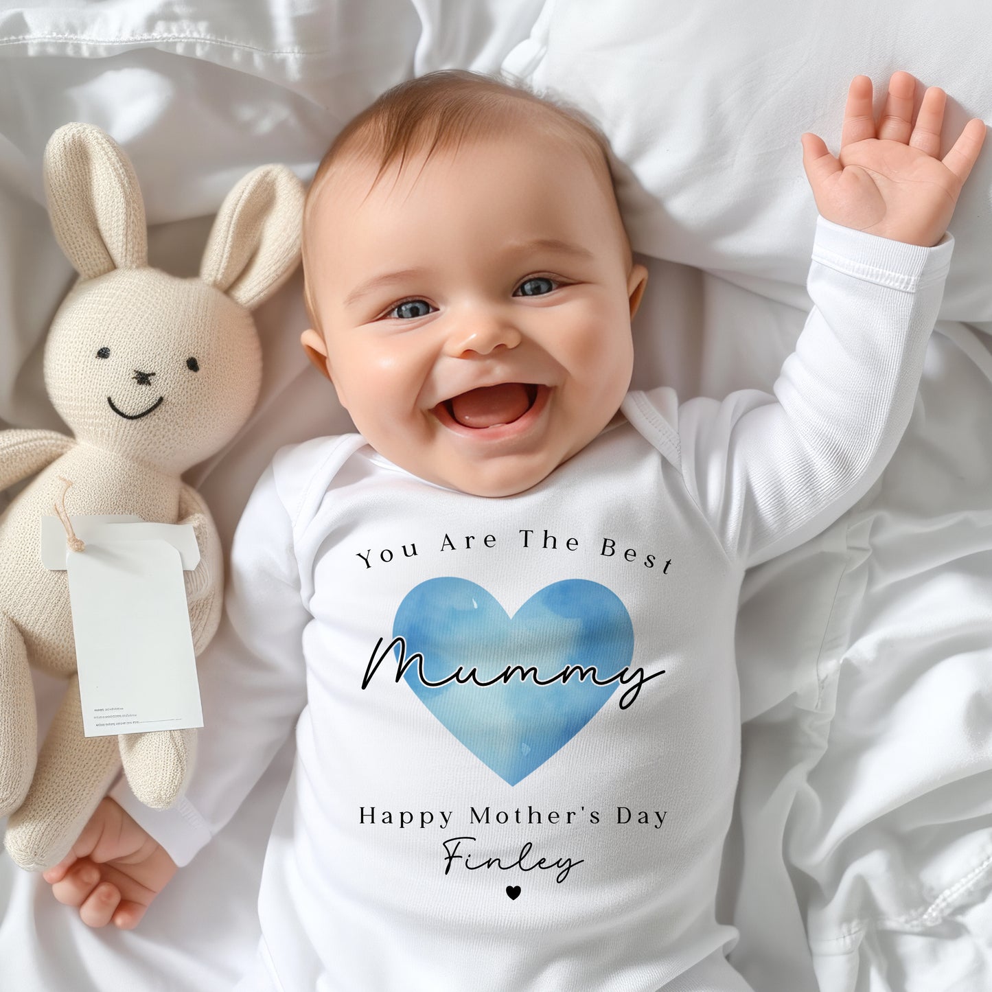 Mother's Day - Blue or Pink Heart