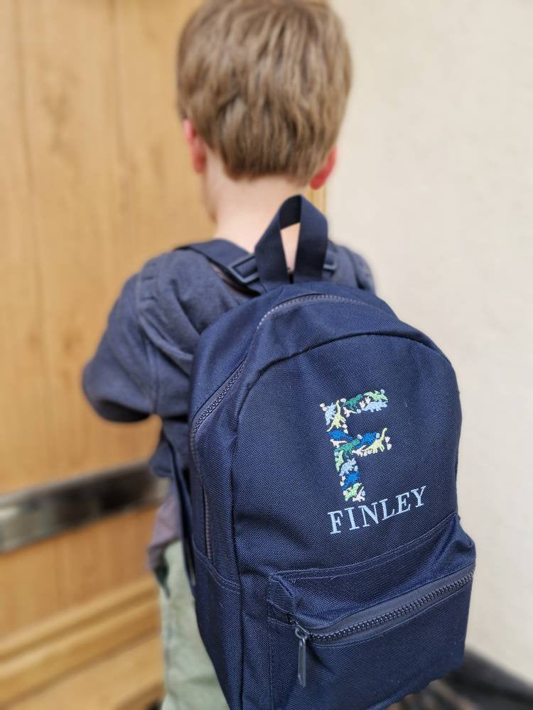 Dinosaur Initial Backpack
