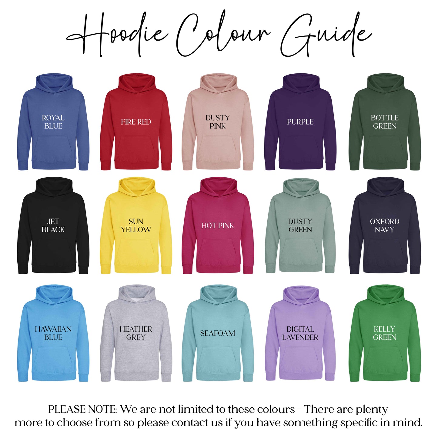 School Leavers Hoodies - Lots of Colours Available