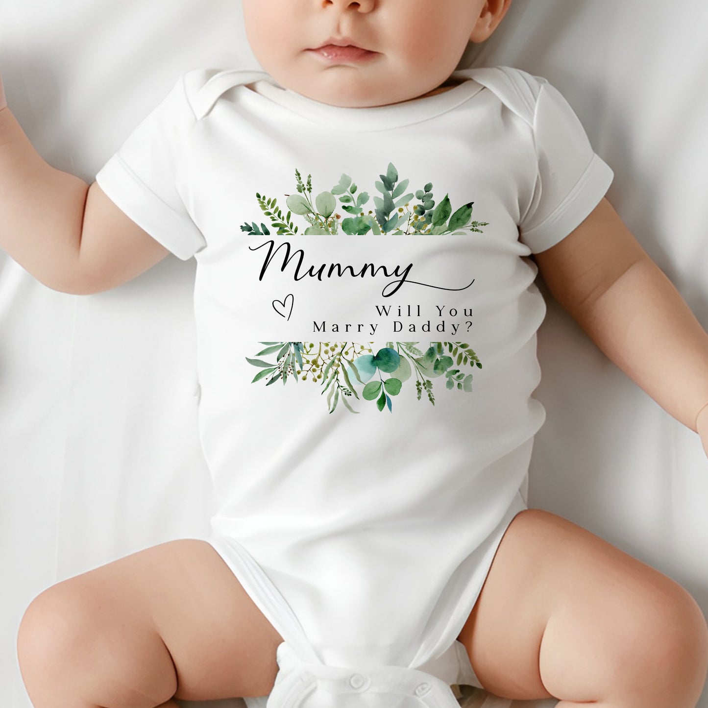 Mummy, Will You Marry Daddy? - Green Flowers