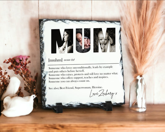 MUM Definition Photo Rock Slate