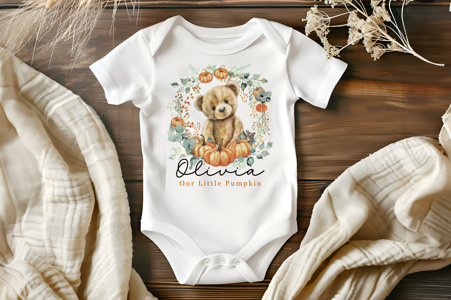 Our Little Pumpkin - Teddy Design