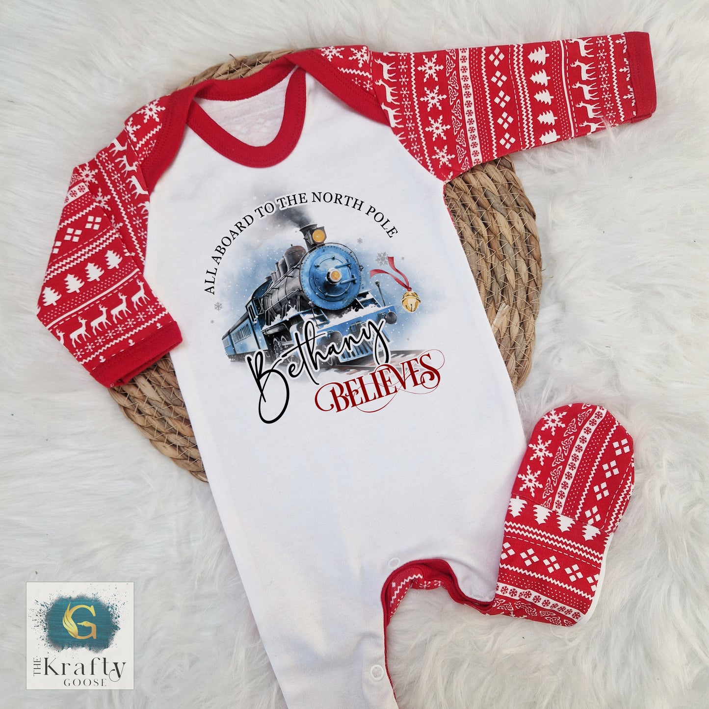 Christmas Train Design - Matching Family Sizes