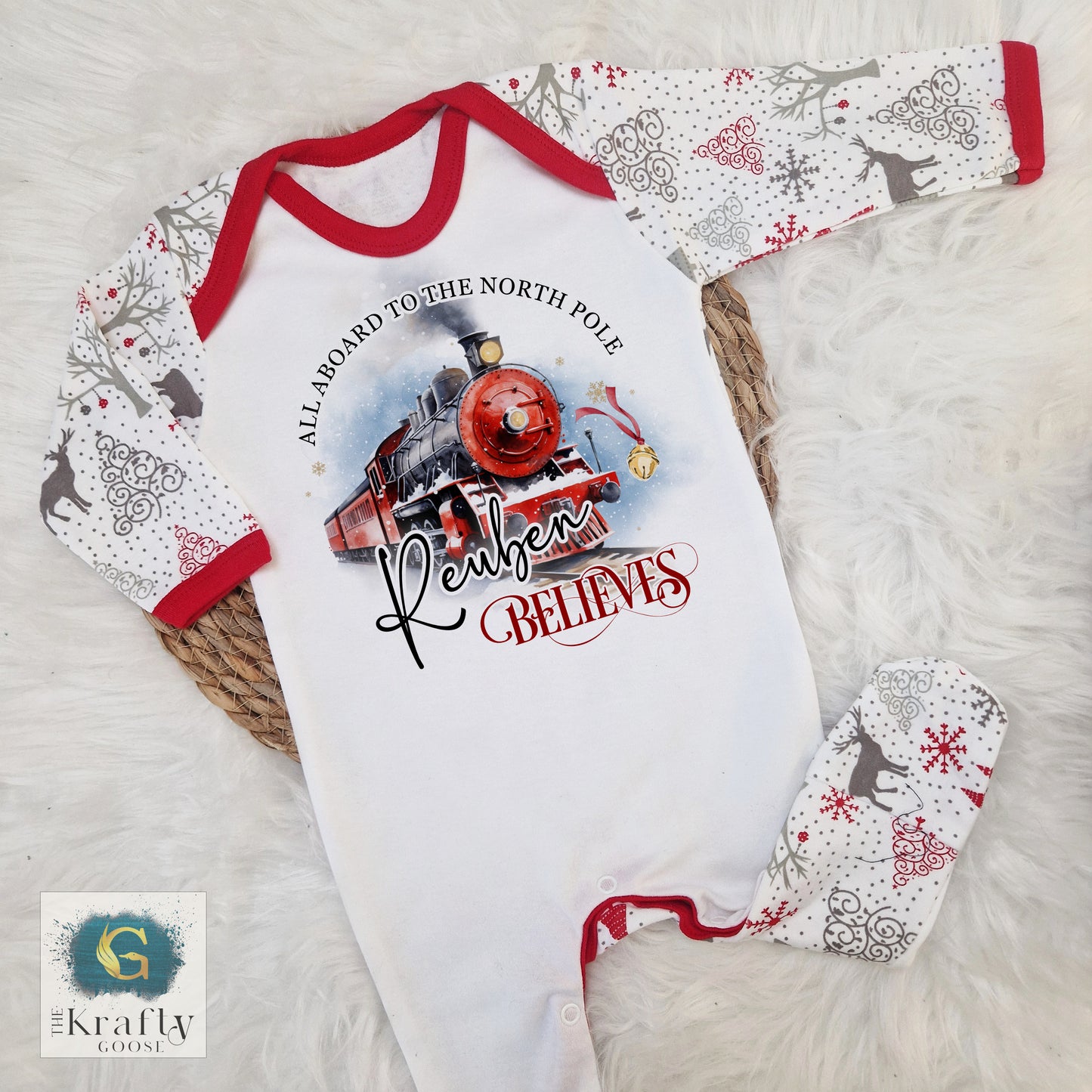 Christmas Train Design - Matching Family Sizes