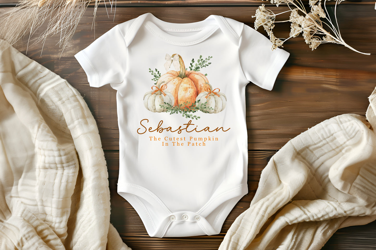 Pumpkin in the Patch - Orange Design
