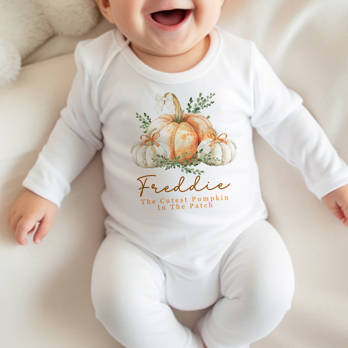 Pumpkin in the Patch - Orange Design
