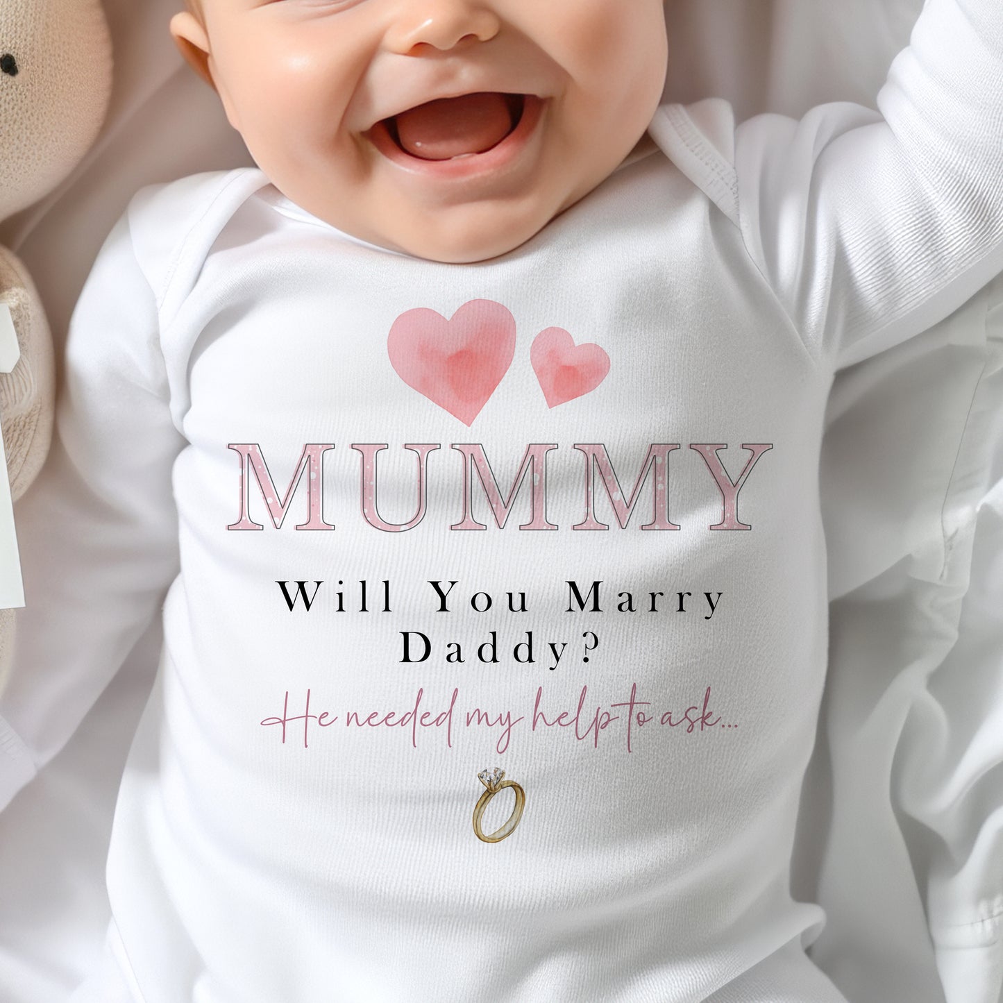Mummy, Will You Marry Daddy? - Pink Hearts
