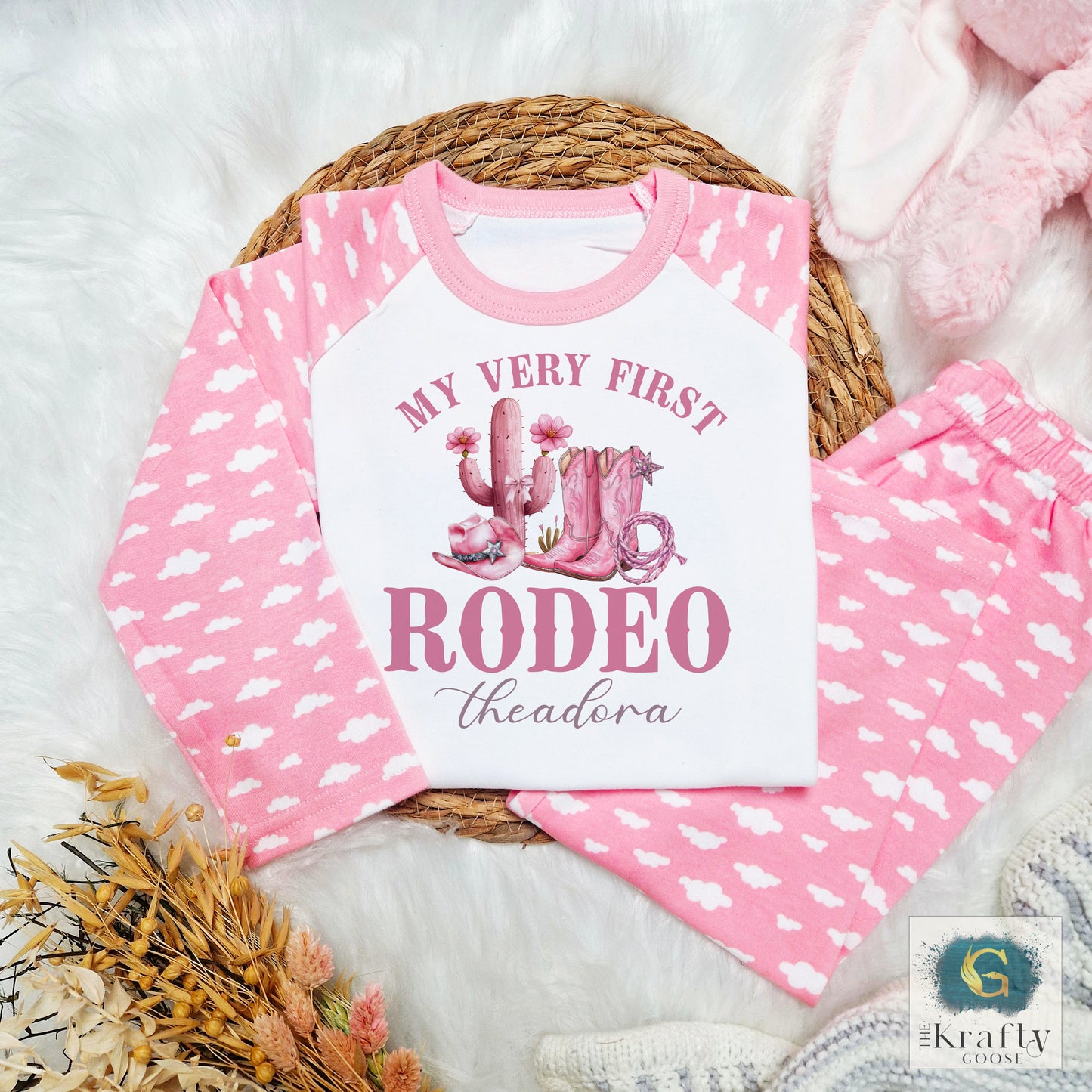 Personalised Birthday Pyjamas - My Very First Rodeo