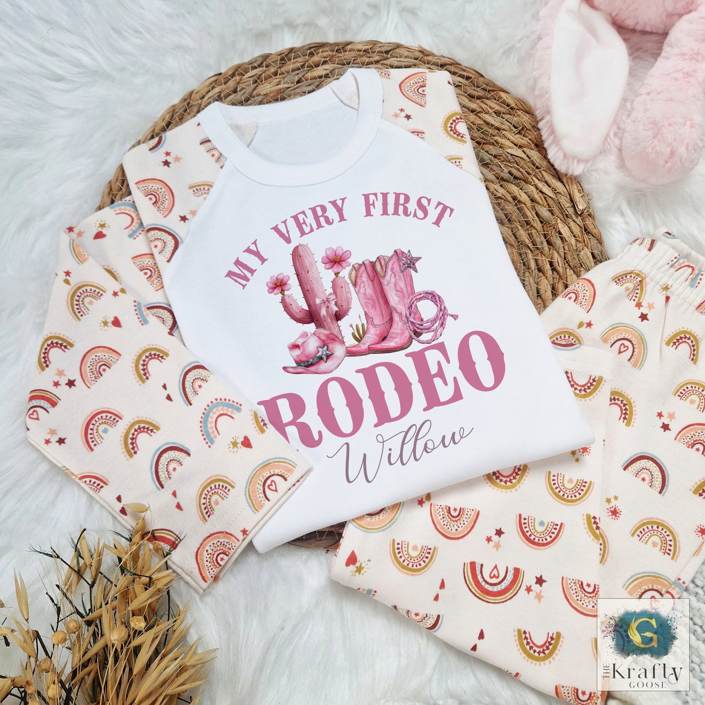 Personalised Birthday Pyjamas - My Very First Rodeo