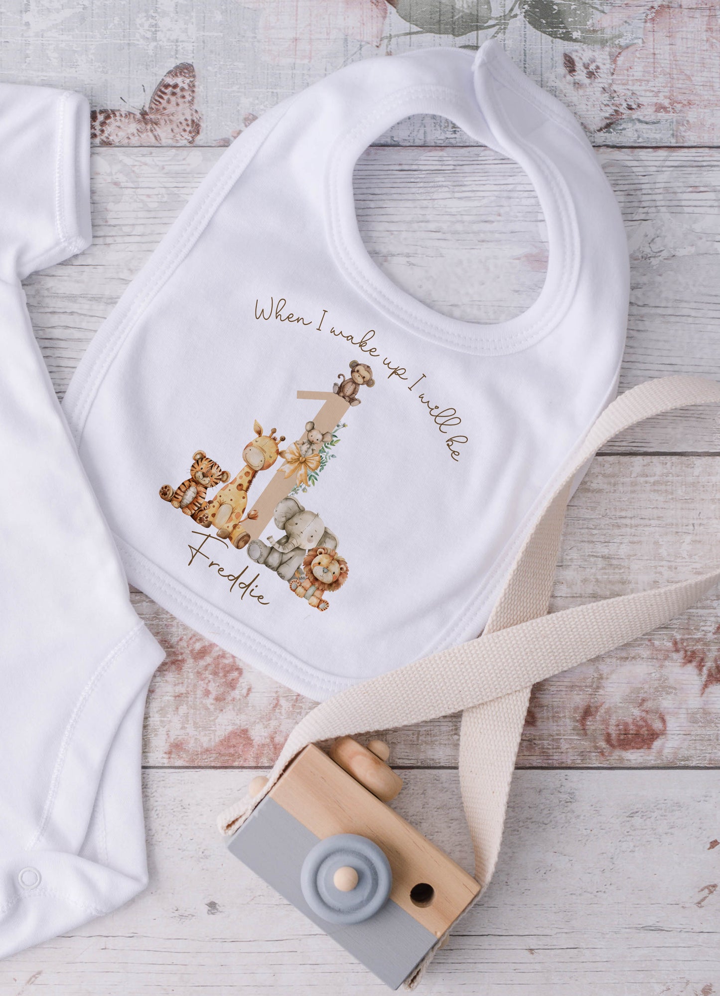 When I Wake Up - First Birthday Outfit - Jungle Safari