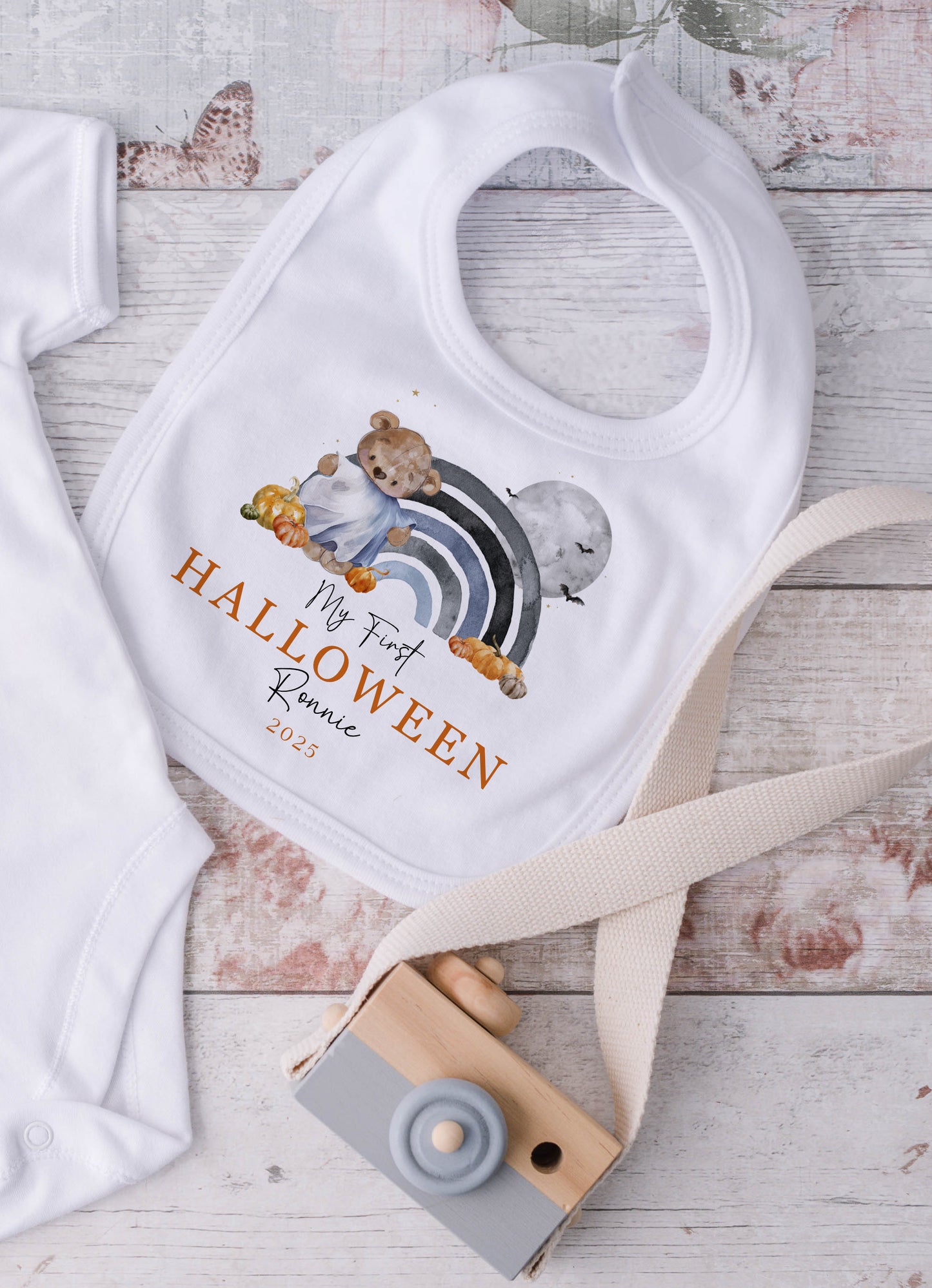 My First Halloween - Bear Rainbow Design