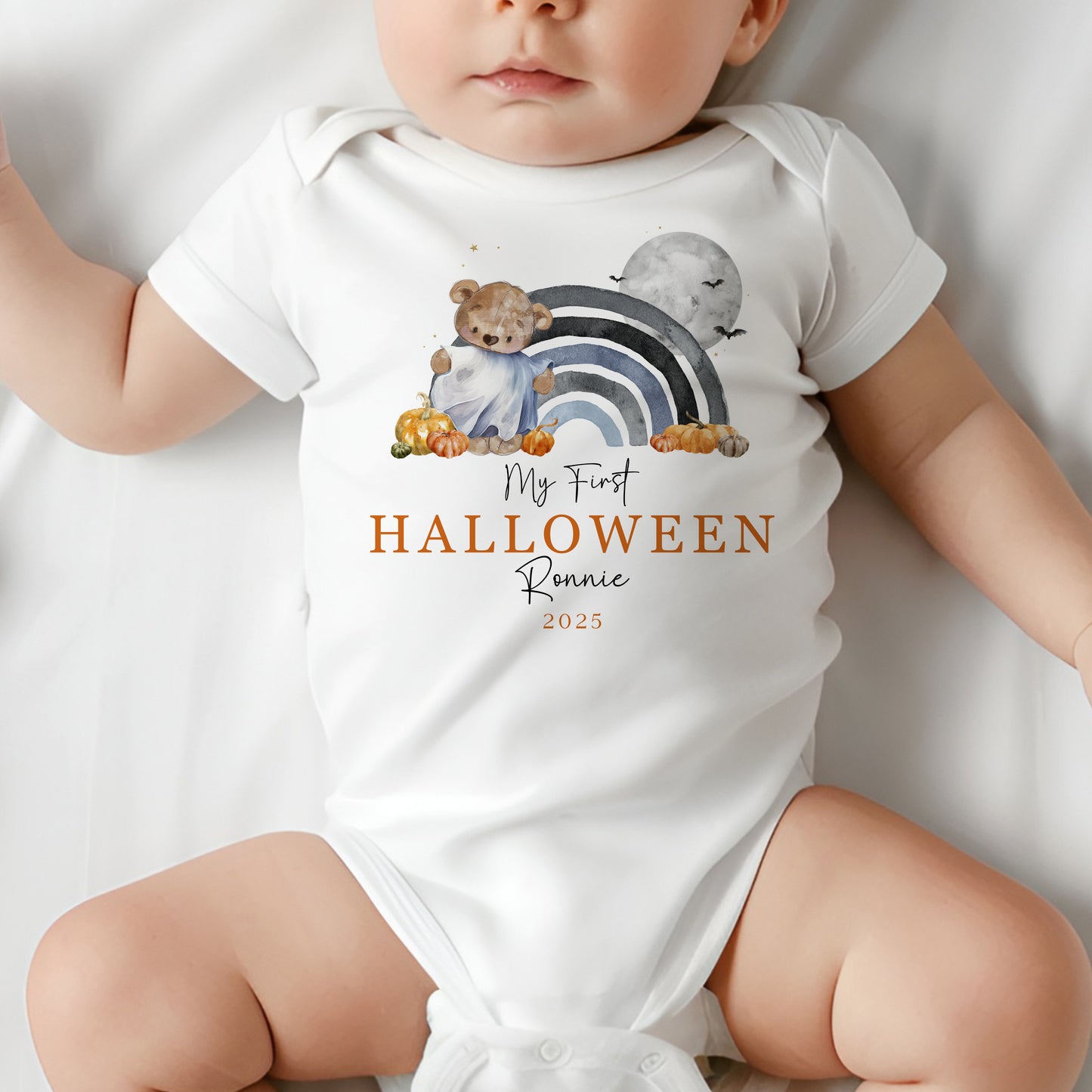 My First Halloween - Bear Rainbow Design